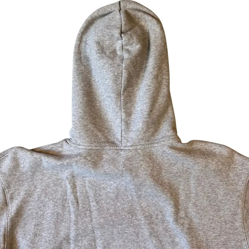 Vintage Y2K‎ Nike Center Swoosh Hoodie Gray Oversized Sweatshirt Men’s - Medium